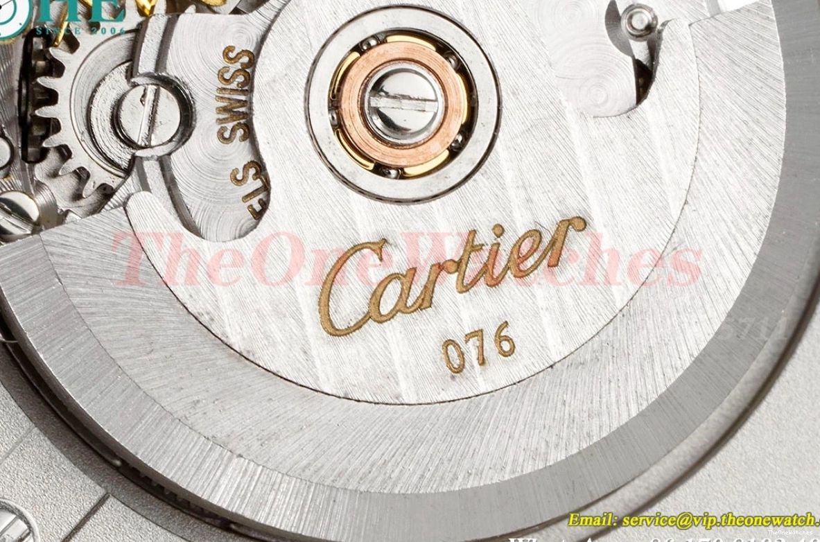 Dia 3KF SS SS Wht 36mm Ballon Bleu Cartier A076 De 0316